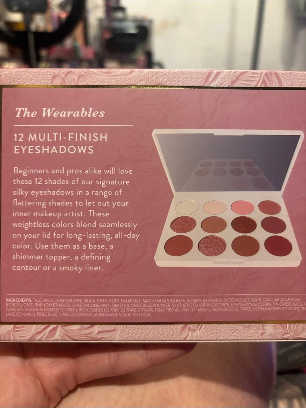 NIB Laura Geller Petal-Perfect Eyeshadow Palette 12 shades